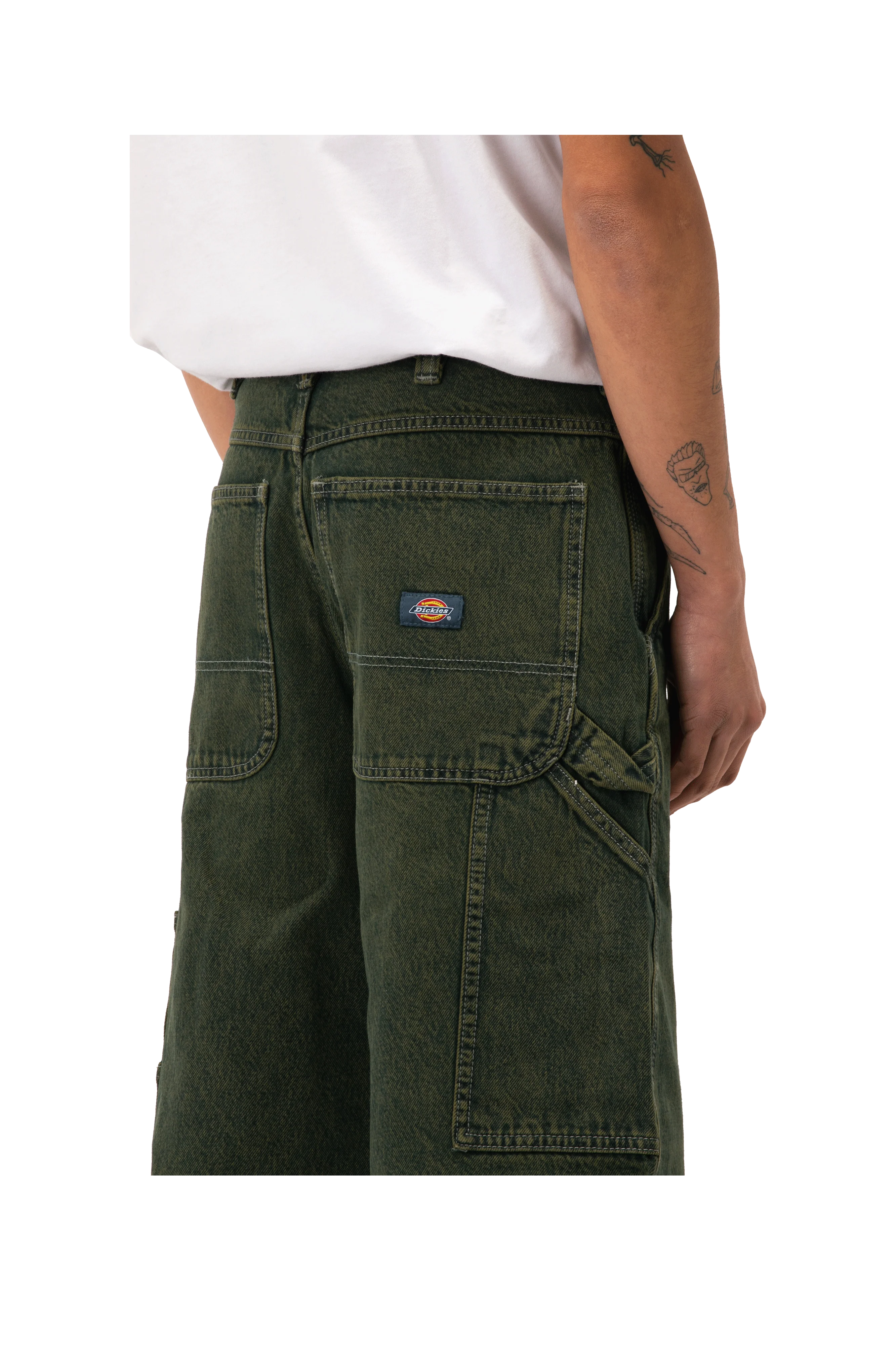 Loose Denim Painter Short - Image 4